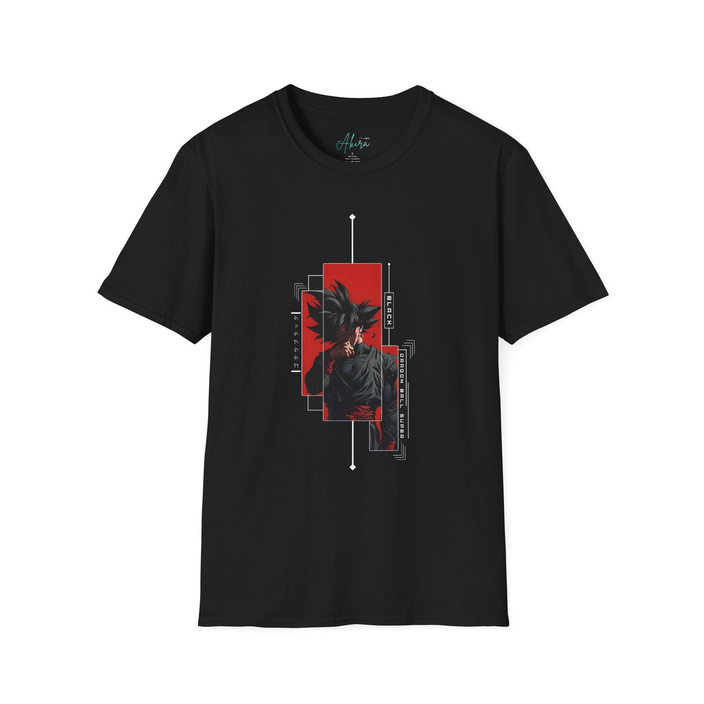 Dragon Hero Graphic T-Shirt - Red Retro Anime Design
