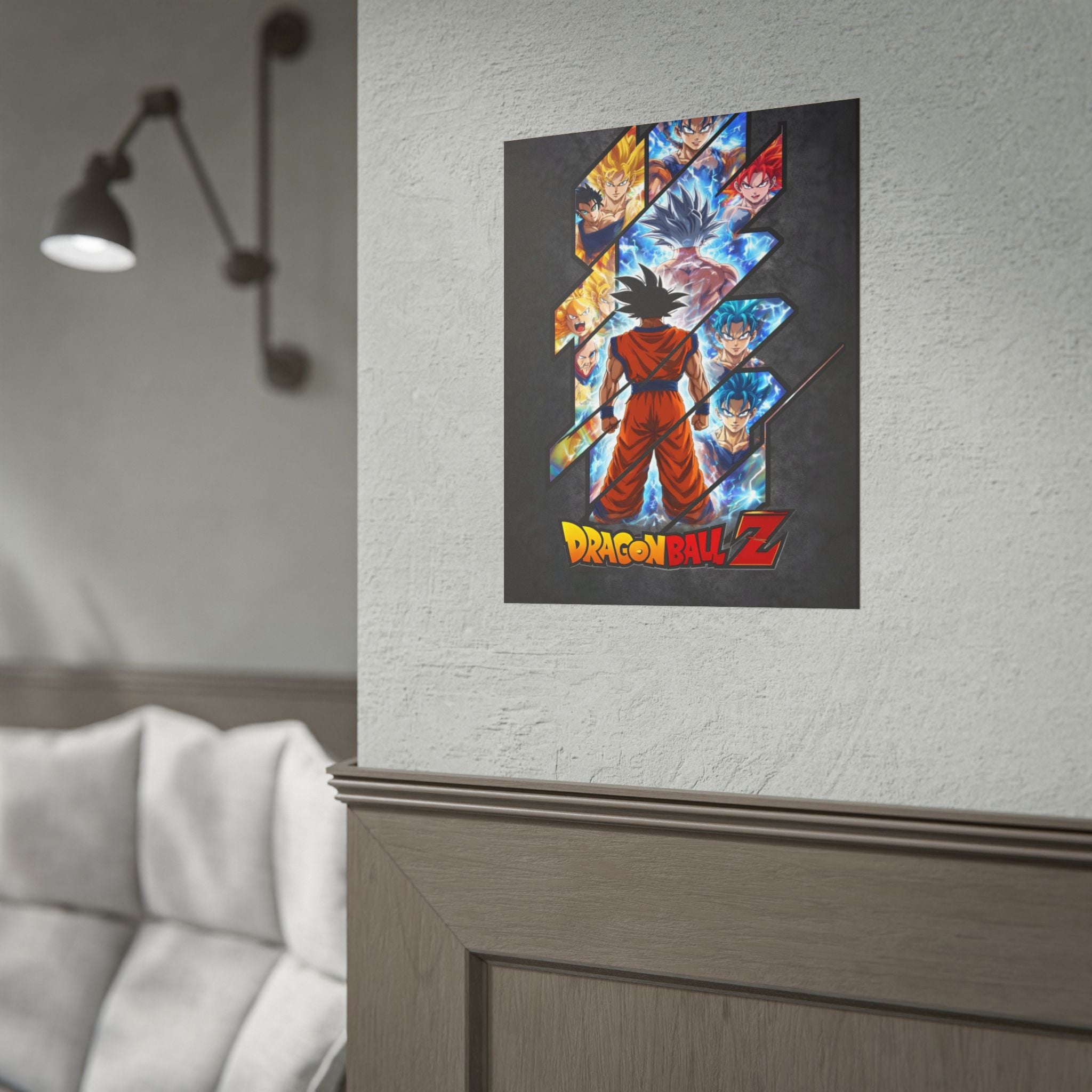 Dragon Ball Z Goku Formations Poster — Rolled Anime Wall Art