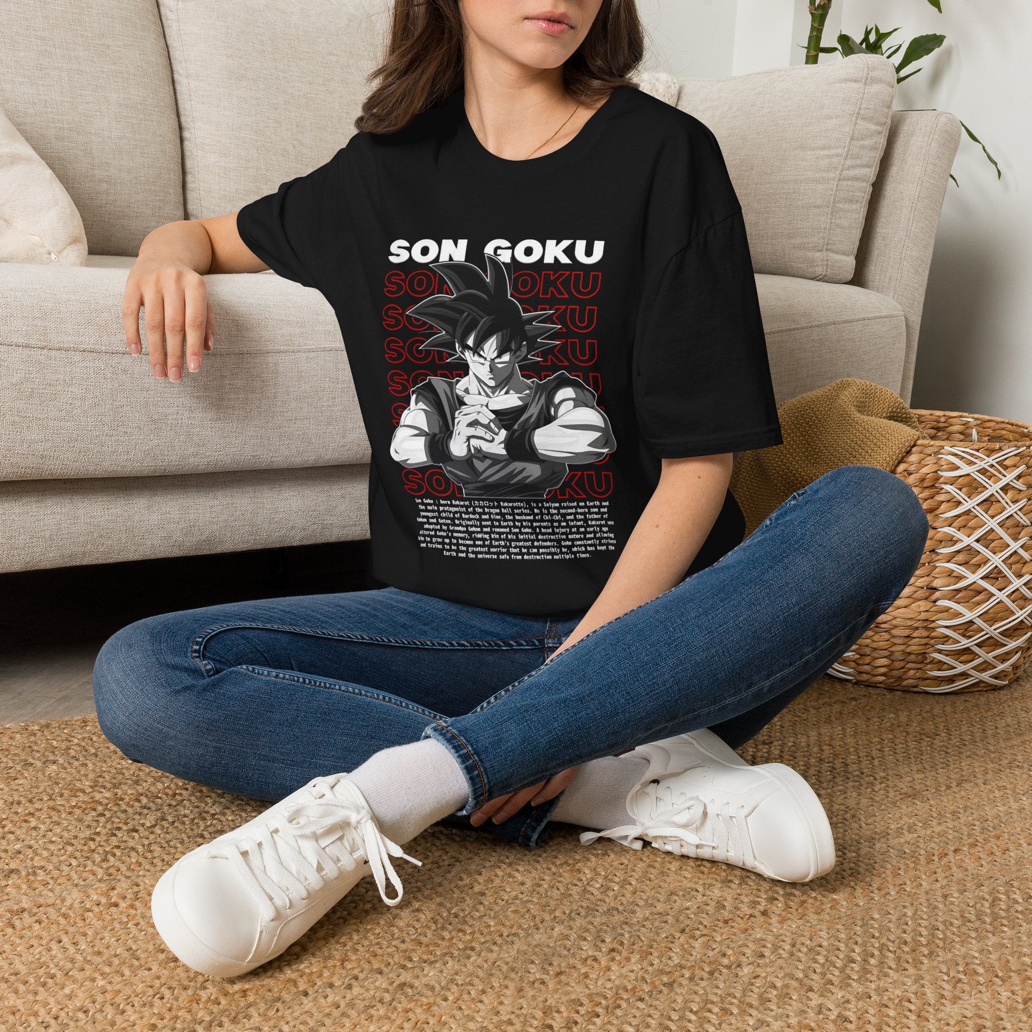 Son Goku Anime Tee — Bold Graphic Dragon Ball Z Shirt