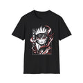 Naruto Kakashi Anime Graphic T-Shirt — Japanese Text Ninja Portrait Tee