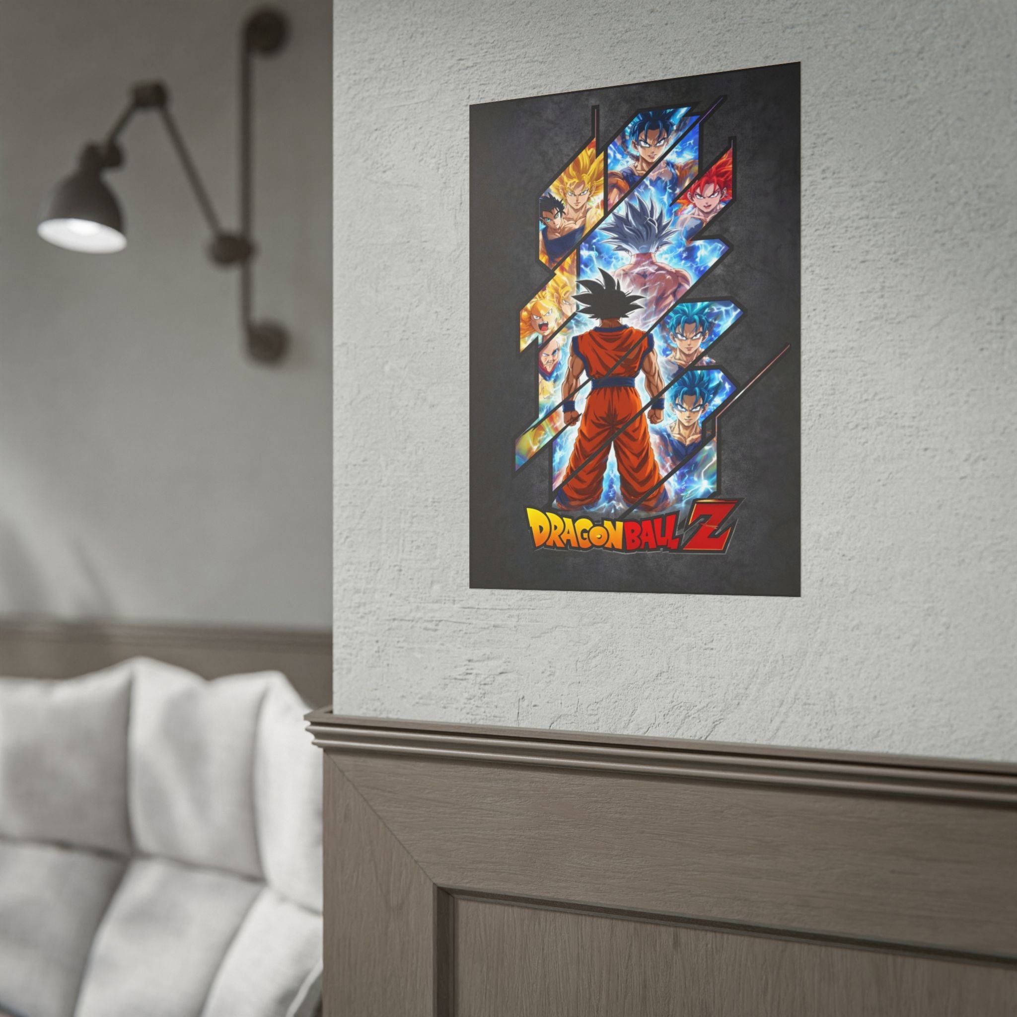 Dragon Ball Z Goku Formations Poster — Rolled Anime Wall Art