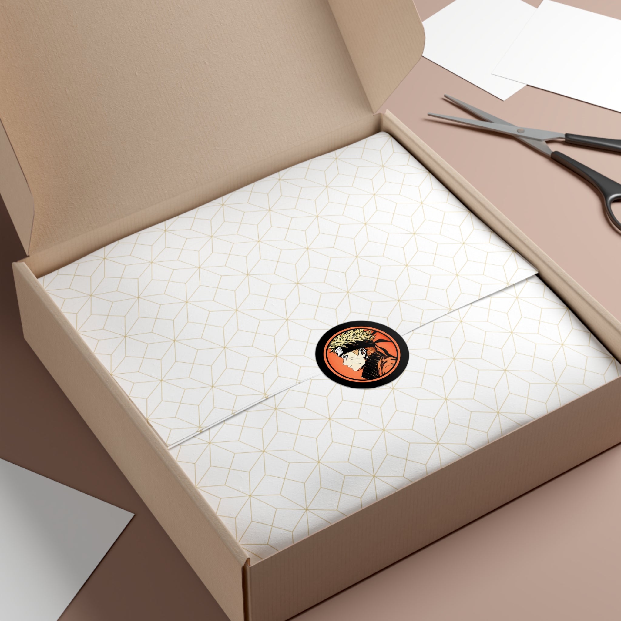 Naruto Profile Round Vinyl Sticker — Included