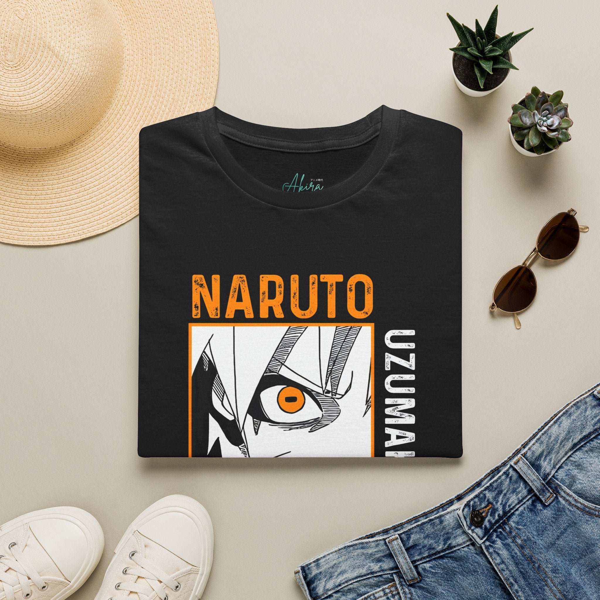 Naruto Uzumaki Graphic T-Shirt — Kurama Eye Anime Tee