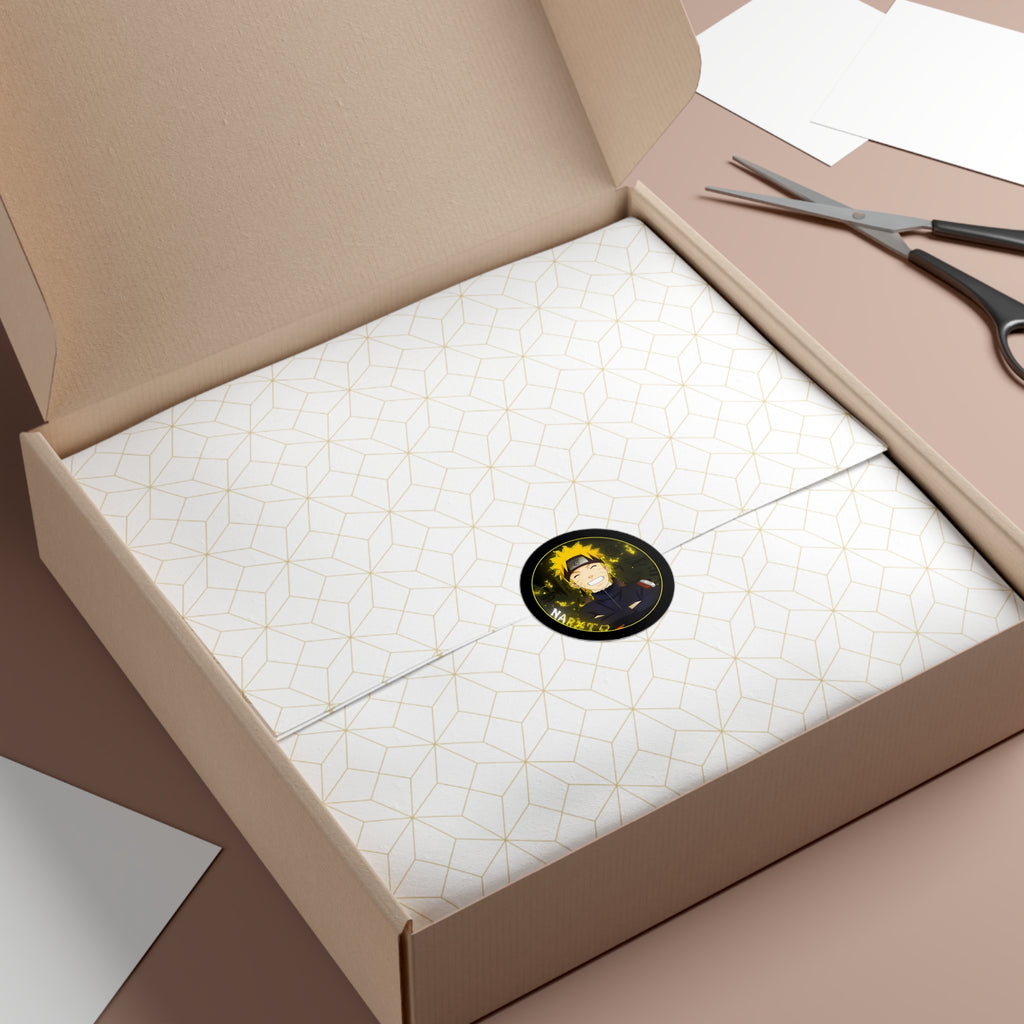 Naruto Smiling Round Vinyl Sticker — Included in Origin Pack