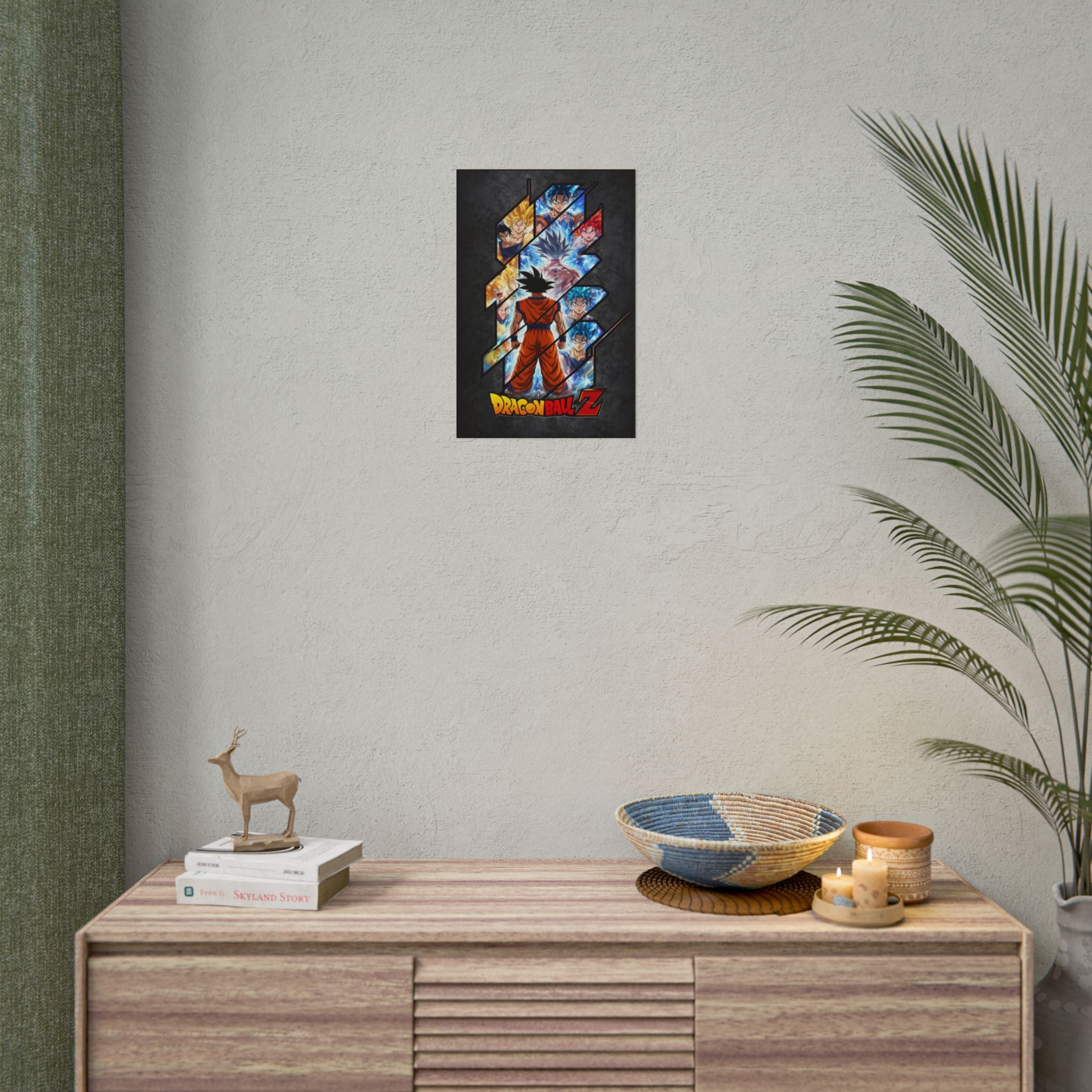 Dragon Ball Z Goku Formations Poster — Rolled Anime Wall Art