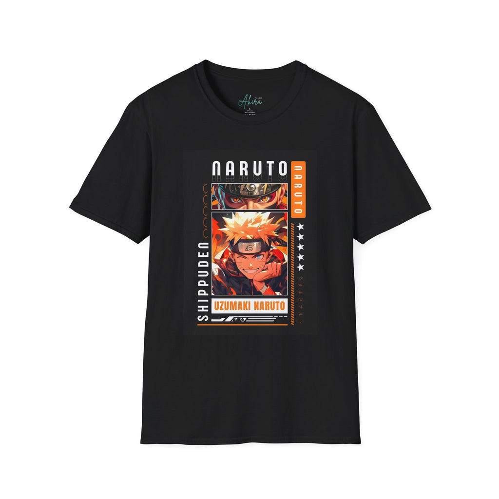 Naruto Graphic T-Shirt — Shippuden Anime Portrait Design