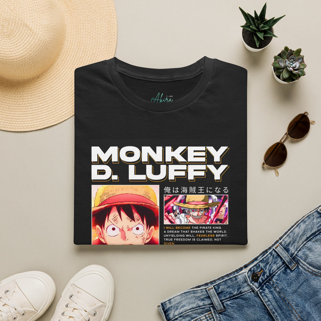 Monkey D. Luffy Graphic T-Shirt — King of Freedom Anime Tee